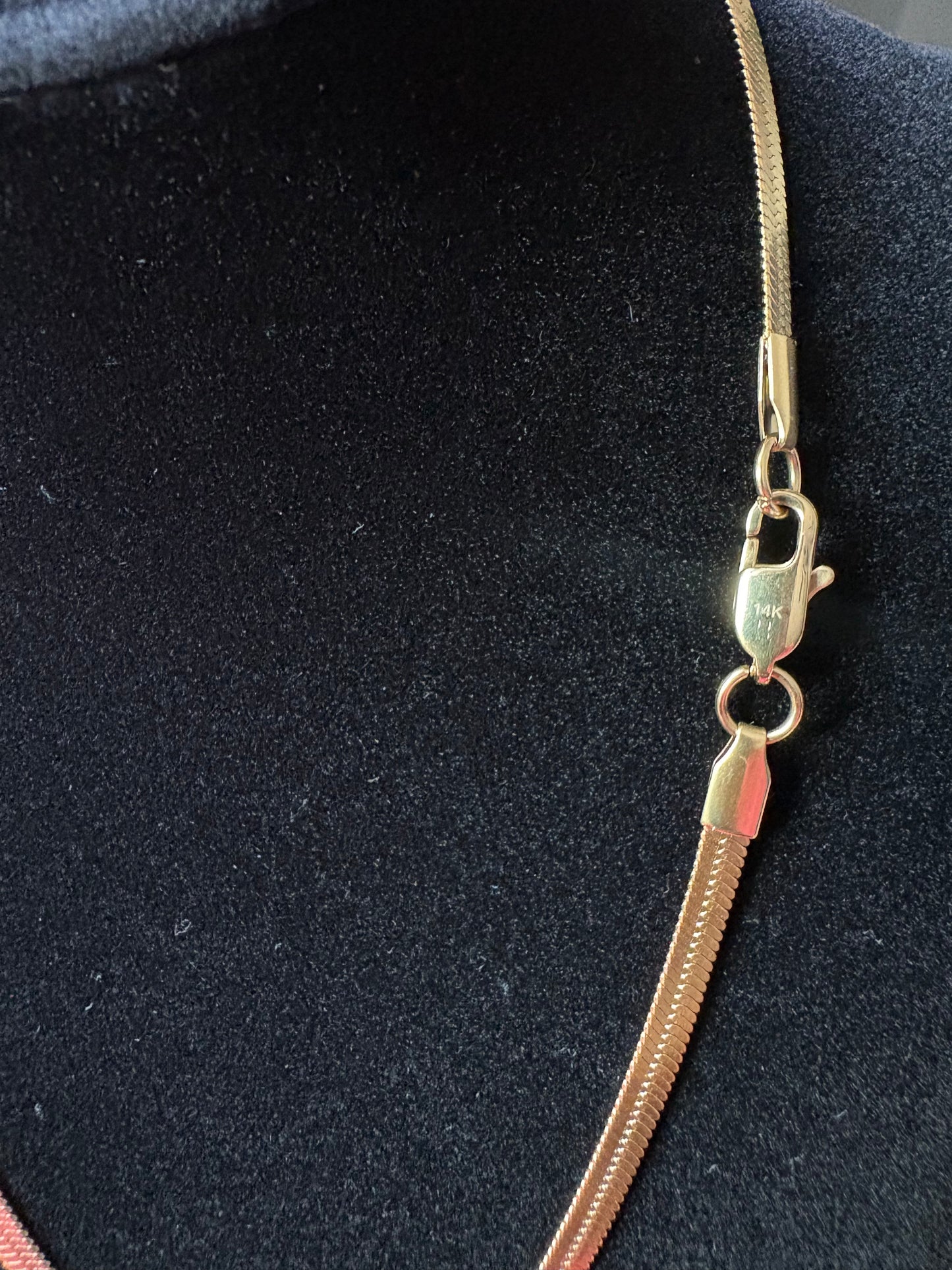 14k Gold Filled Herringbone Snake Chain 4mm